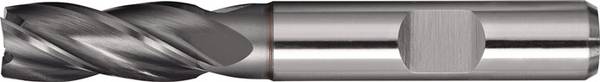 Schaftfräser DIN 844 TypN D.14mm HSS-Co8 TiCN Weldon Z.4 kurz TECWERK