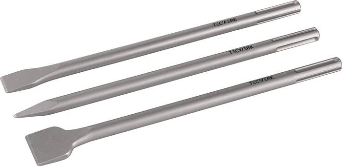 Einsteckwerkzeugset SDS-max 3-tlg.L.400mm TECWERK-2