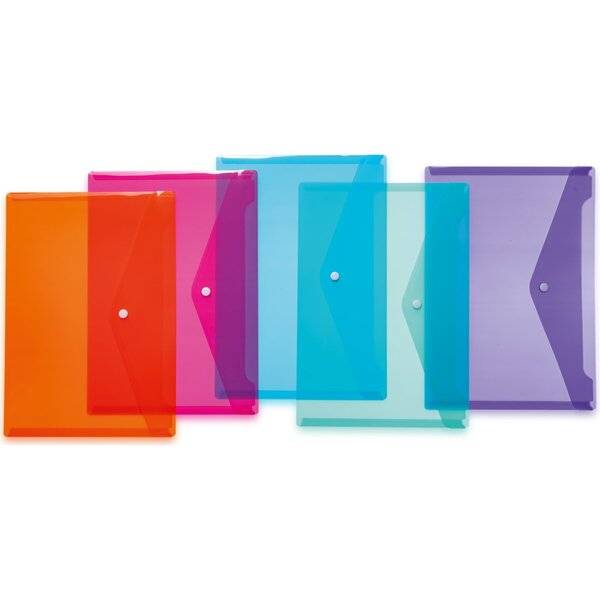 Sort. Brieftaschen DIN A4 PP Trendfarben-1