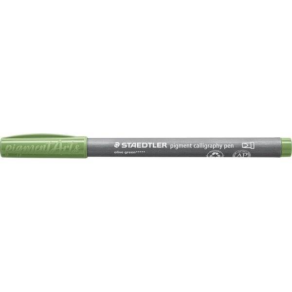 Pigment calligraphy pen olivgrün-1