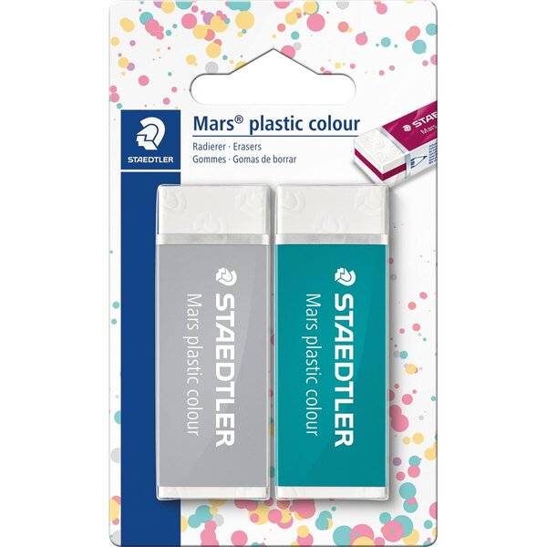 Radierer Mars plastic colour 2 Stück-0