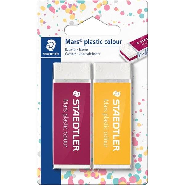 Radierer Mars plastic colour 2 Stück-1