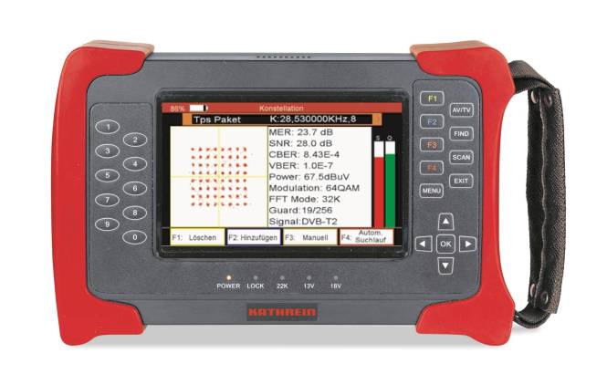 KATH Kombi-Messgerät MSK 20 DVB-S/-S2/-T/-T2/-C,h.265/HEVC,5Zoll Install.Baumaterial Antennen-0