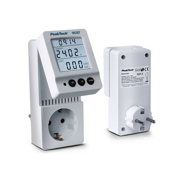 LAU Energiekostenmessgerät 0,1W Auflösung mit schwenkbarem LCD-0