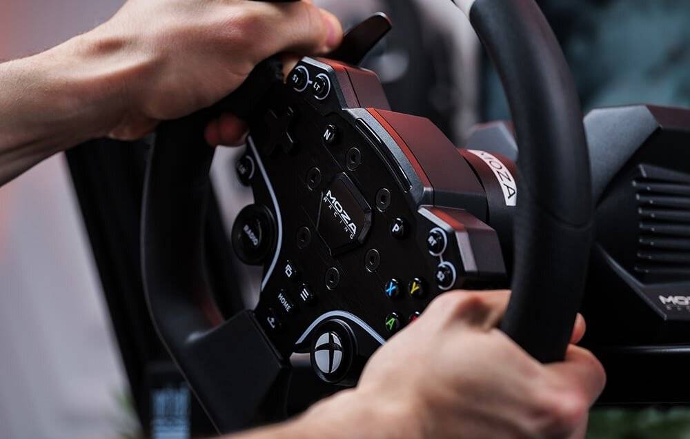 Symbolbild für Moza Racing RS053, Lenkrad + Pedale, PC, Xbox One, Xbox Series S, Xbox Series X, Home button, 360°, Direkter Antrieb,