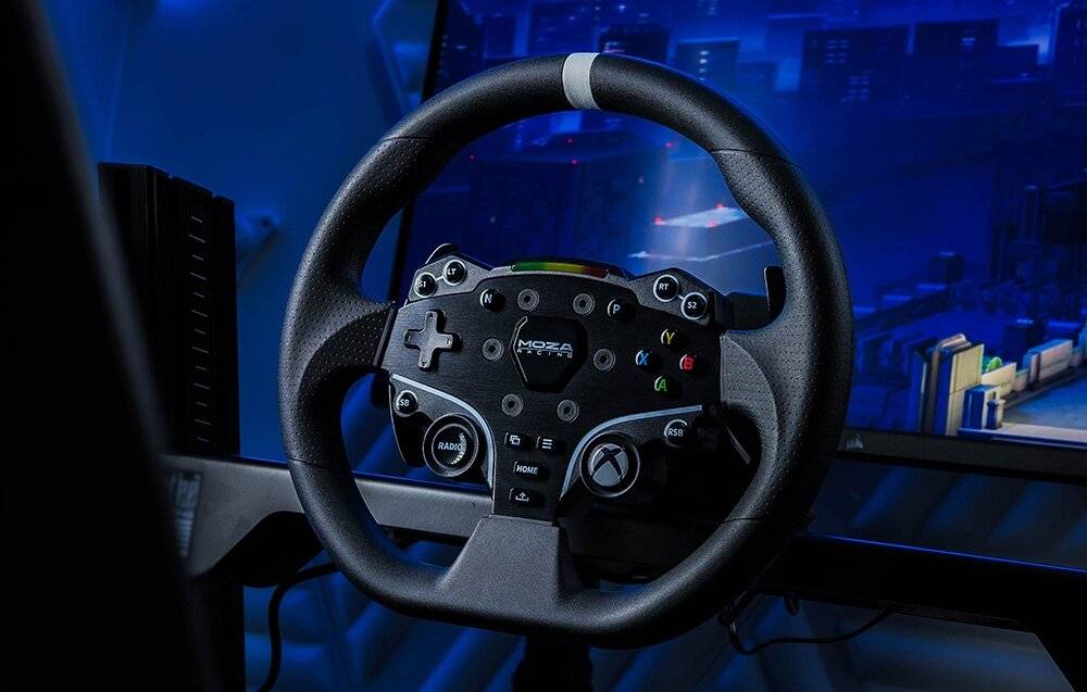 Moza Racing RS053, Lenkrad + Pedale, PC, Xbox One, Xbox Series S, Xbox Series X, Home button, 360°, Direkter Antrieb,-1