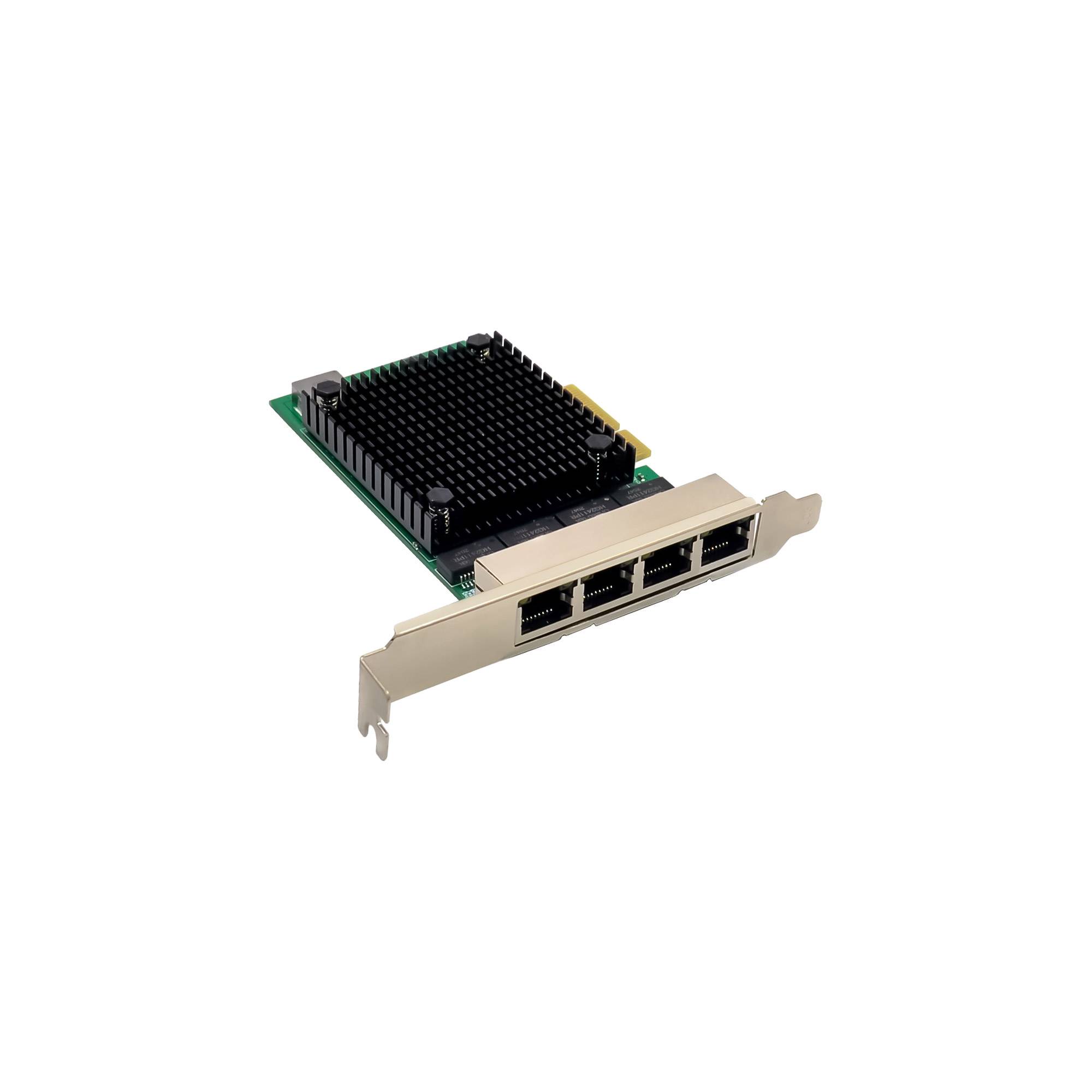 InLine® Quad Netzwerkkarte, PCIe x4, 4-Port RJ45 2,5Gb/s, inkl. low profile-1