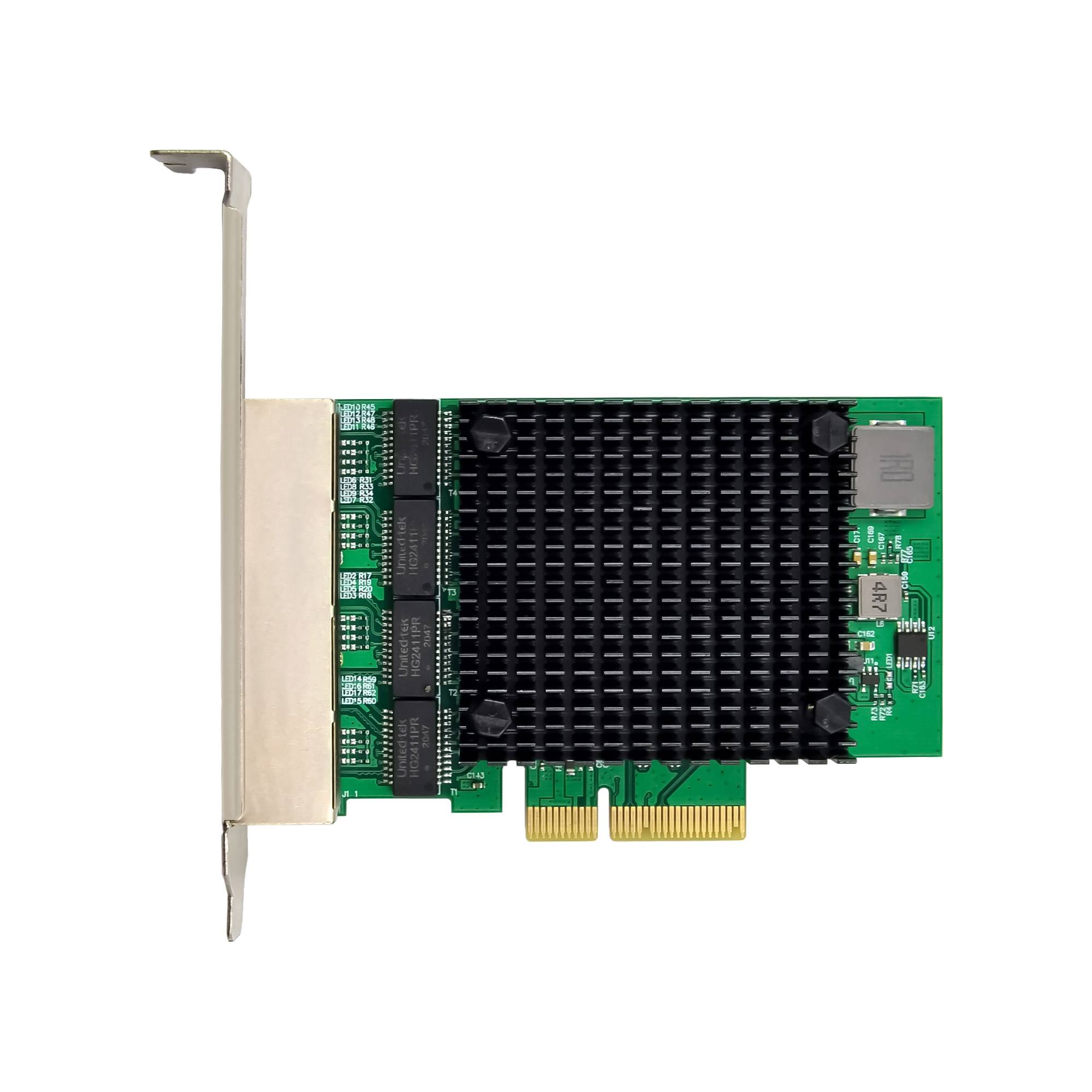 InLine® Quad Netzwerkkarte, PCIe x4, 4-Port RJ45 2,5Gb/s, inkl. low profile-3
