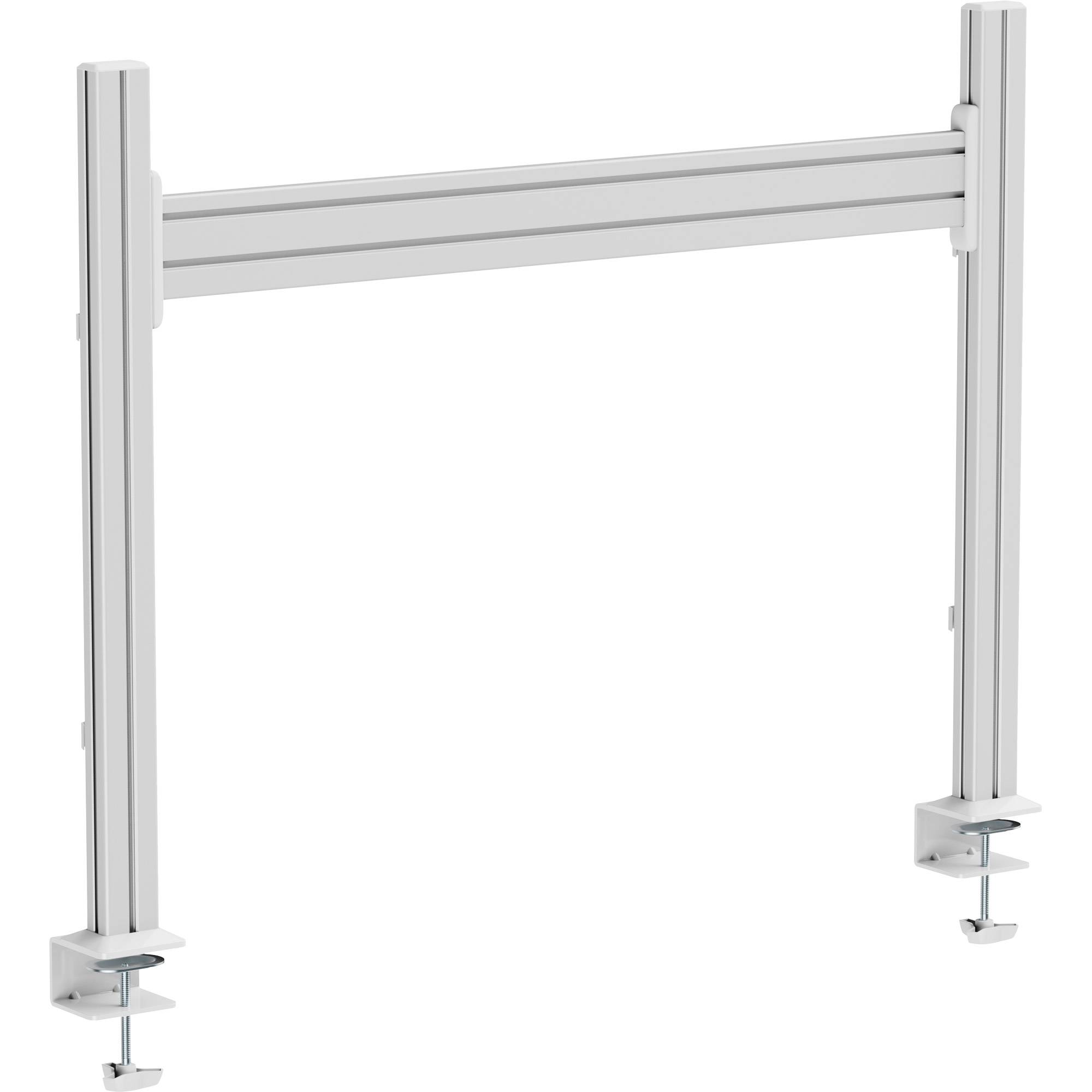 InLine® Slatwall Tischhalterung, Panel Aluminium 1m inkl. 2 Stützen 0,86m-0