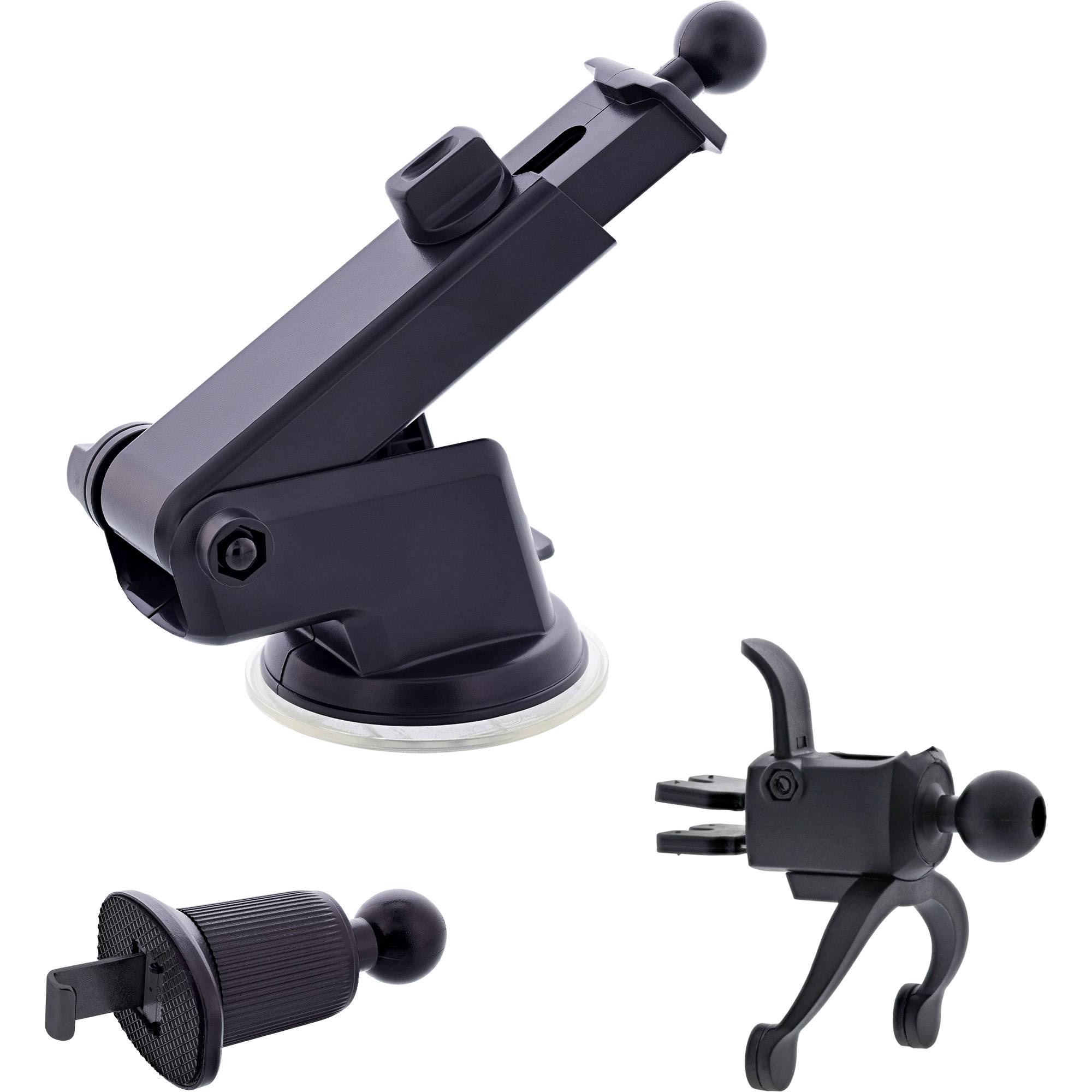 InLine® KFZ Smartphone Halterung, ONE TOUCH QI 2, universal, Wireless Charger-3