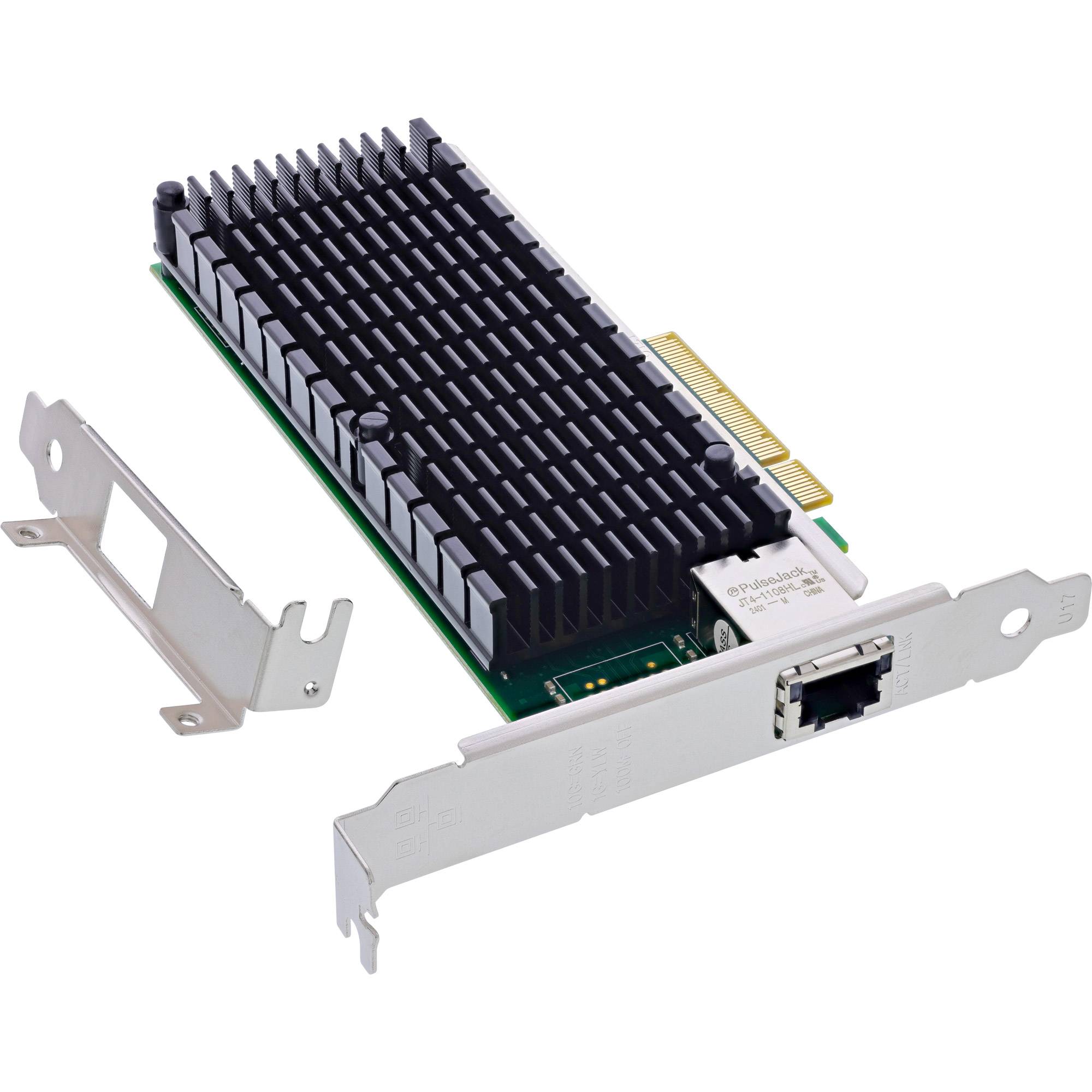 InLine® 10-Gigabit Netzwerkkarte, 1x RJ45 10Gb/s, PCIe x8-0