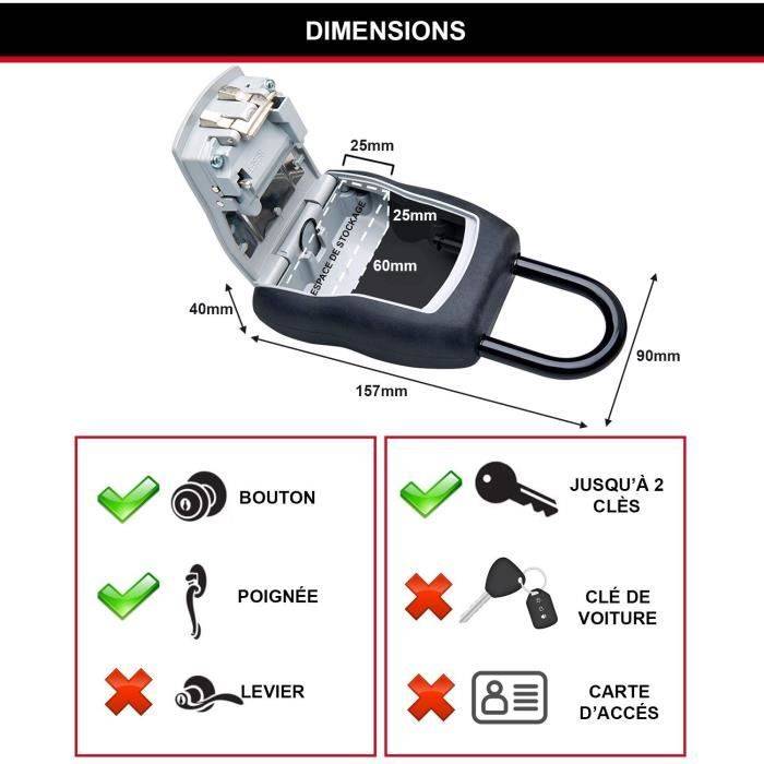 MASTERLOCK - MASTER LOCK 5400EURD, Schwarz, Grau, Zahlenschloss-2