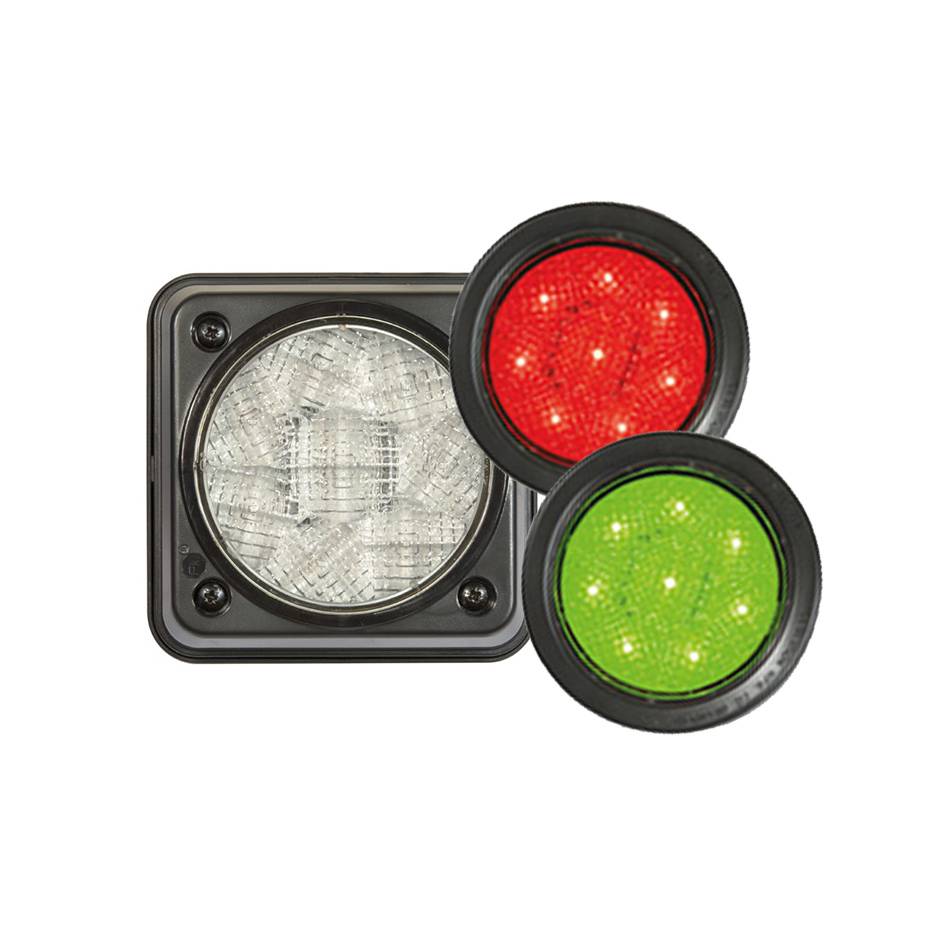 LED Ampelkombination rot/grün, LED -Technik in 24V-2
