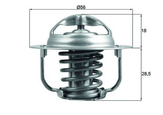 Thermostat Kühlmittel Temp 86 °C mit Dichtung MAHLE für u.a. SUBARU OUTBACK-0