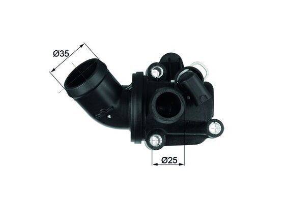 Mahle TH387 Thermostat, Kühlmittel-0