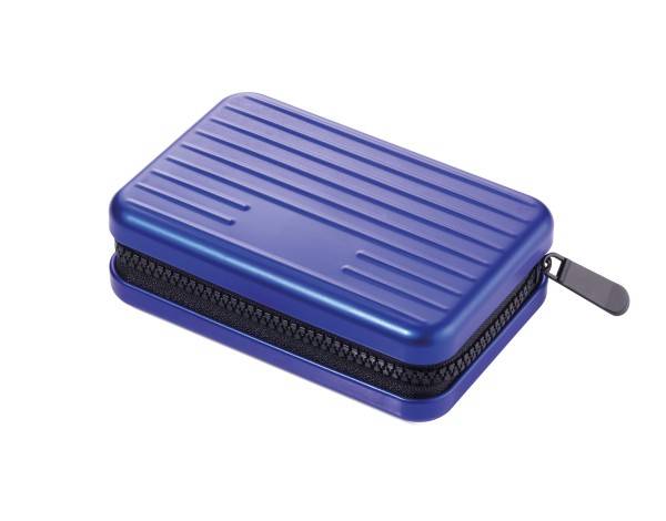 Troika CCC04-BL, Hülle, Blau, Aluminium, Polyester, 9 Taschen, 20 Karten, 80 g-0