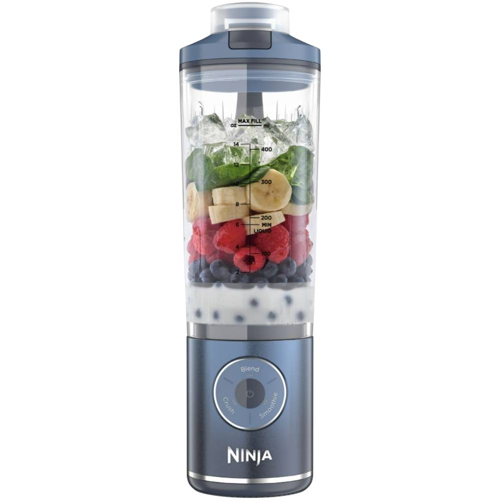 Ninja Blast Max Tragbarer Mixer/Blender/Smoothie Maker, Blau-0