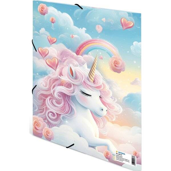 HERMA - Sammelmappen A4 Karton Happy Unicorns-0