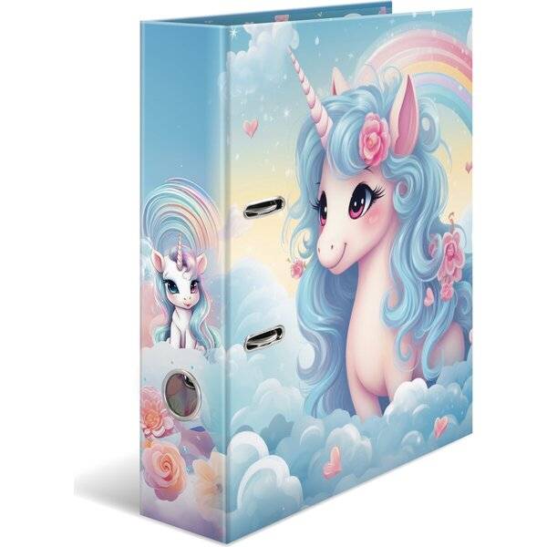 HERMA - Ordner A4 Karton Happy Unicorns - Bürokleinmaterial-1