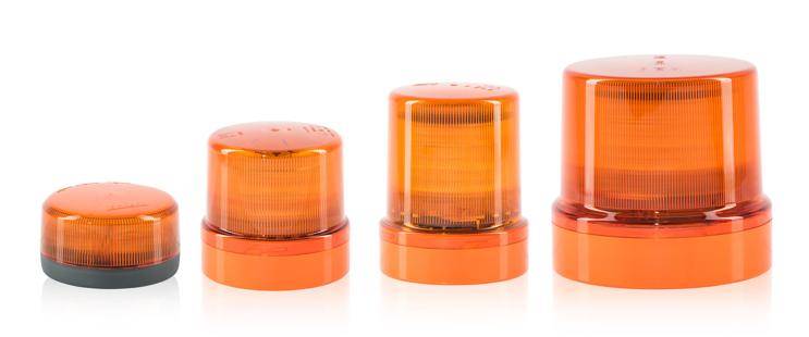 Hänsch Comet B LED Kennleuchte, MAN-Vorrüstung, Gelb, Festmontage-2