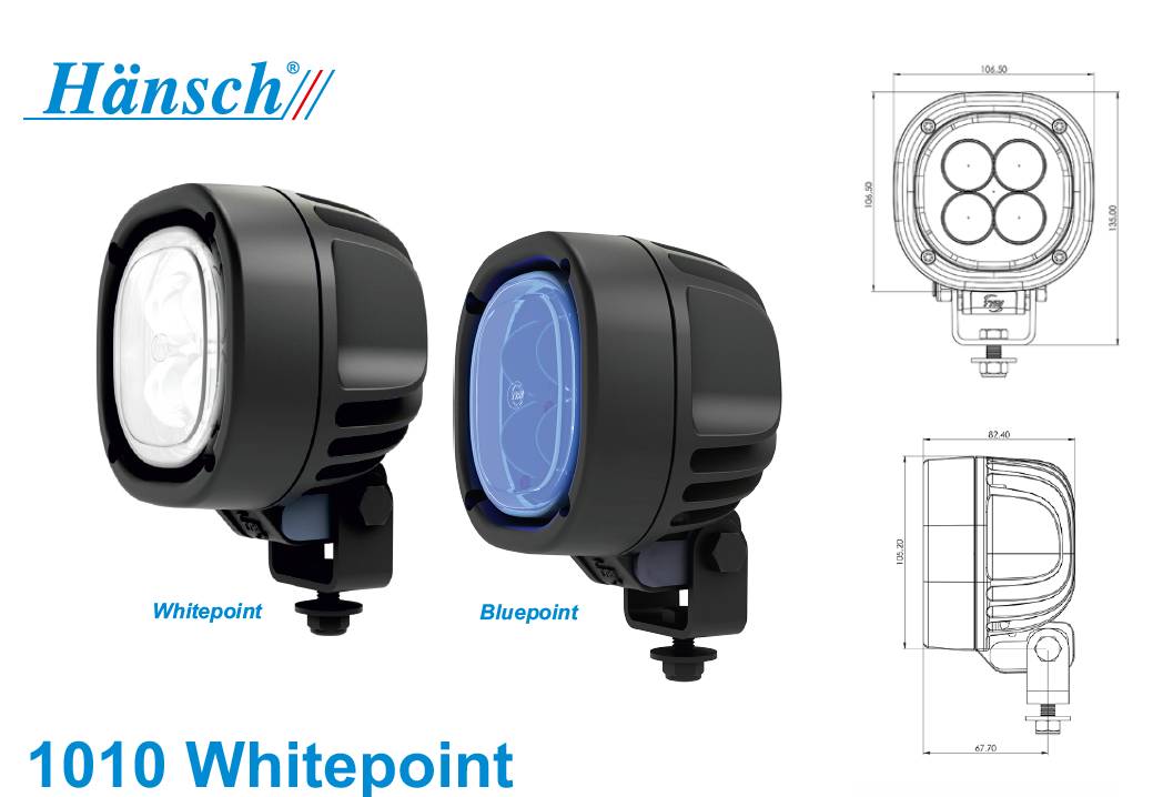 Hänsch LED-Arbeitsscheinwerfer, Whitepoint u. Bluepoint-1