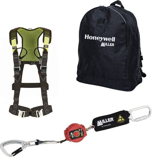 Hubarbeitsbühnenset H500 EN 361,EN 360,DIN 19427 3-tlg.M/L MILLER BY HONEYWELL-0