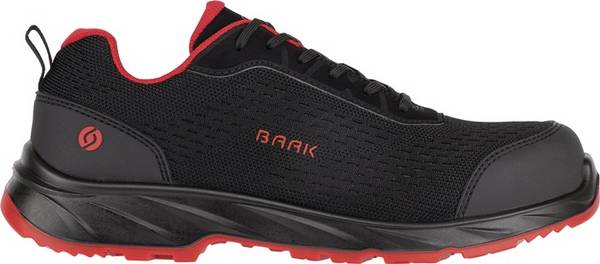 Sicherheitsschuh Pio Gr.44 W.11 schwarz/rot S1PS FO LG SR ESD EN20345
