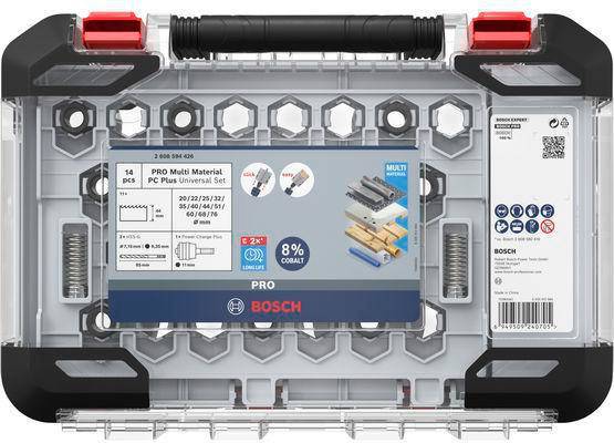 Robert Bosch Power Tools GmbH Lochsägen-Set PRO Multi Material PC Plus 14-tlg.20-76mm Schnitt-T.44mm 2608594426-3