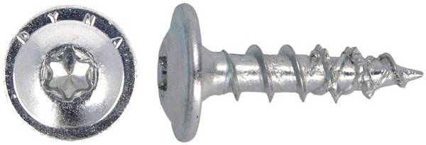 Rückwandschraube 3x17mm TX-10 verz.17mm 200 St.DYNAPLUS