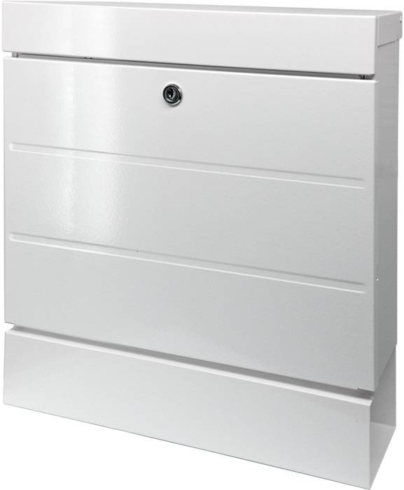Briefkastenset NewYork 850 W H.405mm B.364mm T.110mm weiß verzinkter STA-2