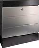Briefkastenset NewYork 6850 B+S H.405mm B.364mm T.110mm schwarz/Edelstahl VA