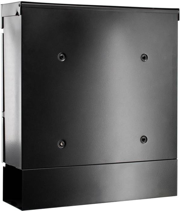 Briefkastenset NewYork 6850 B+S H.405mm B.364mm T.110mm schwarz/Edelstahl VA-1
