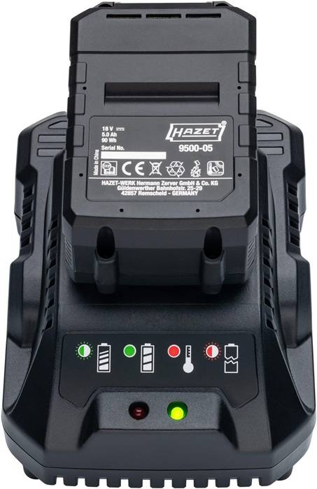 Akku-Schlagschrauber 9512-600/4 18V 5Ah 12,5mm (1/2Zoll) 4-kt.406 Nm HAZET-1