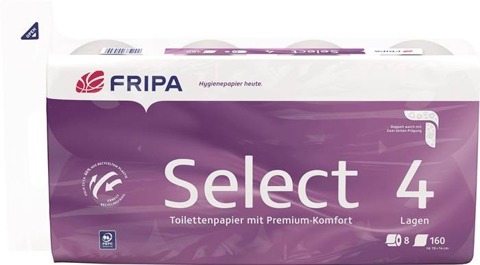 Toilettenpapier Fripa Select 4-lagig FRIPA-0