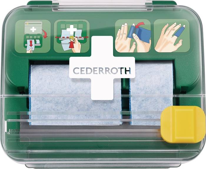 Pflasterspender Soft Foam Spender 2-in-1 B142xH123xT138ca.mm grün,transparent-0