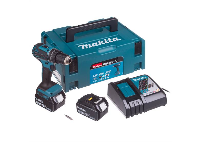 Makita DHP485RFJ, Akku-Schlagbohrschrauber-1