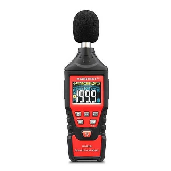 Habotest - HT622B - Digitales Dezibelmessgerät Habotest HT622B, USB, A/C