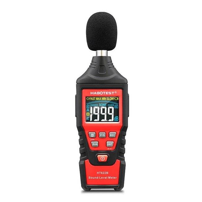 Habotest - HT622B - Digitales Dezibelmessgerät Habotest HT622B, USB, A/C-0