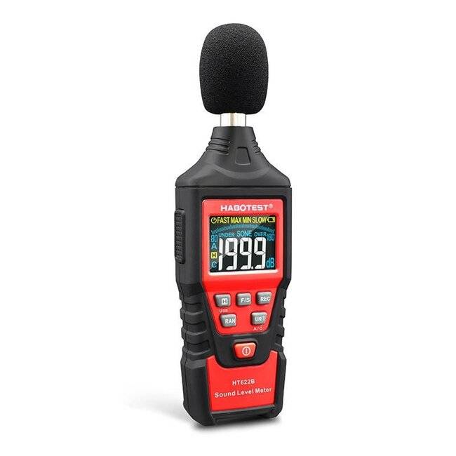 Habotest - HT622B - Digitales Dezibelmessgerät Habotest HT622B, USB, A/C-1