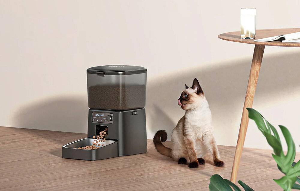 Oneisall PFD001 Pro smart food dispenser (schwarz)-4