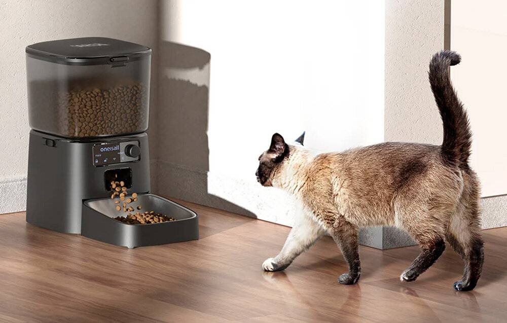 Oneisall PFD001 Pro smart food dispenser (schwarz)-1
