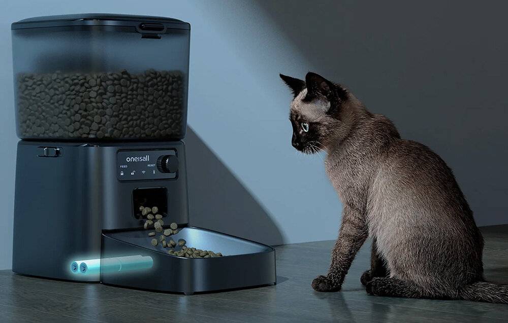 Oneisall PFD001 Pro smart food dispenser (schwarz)-2