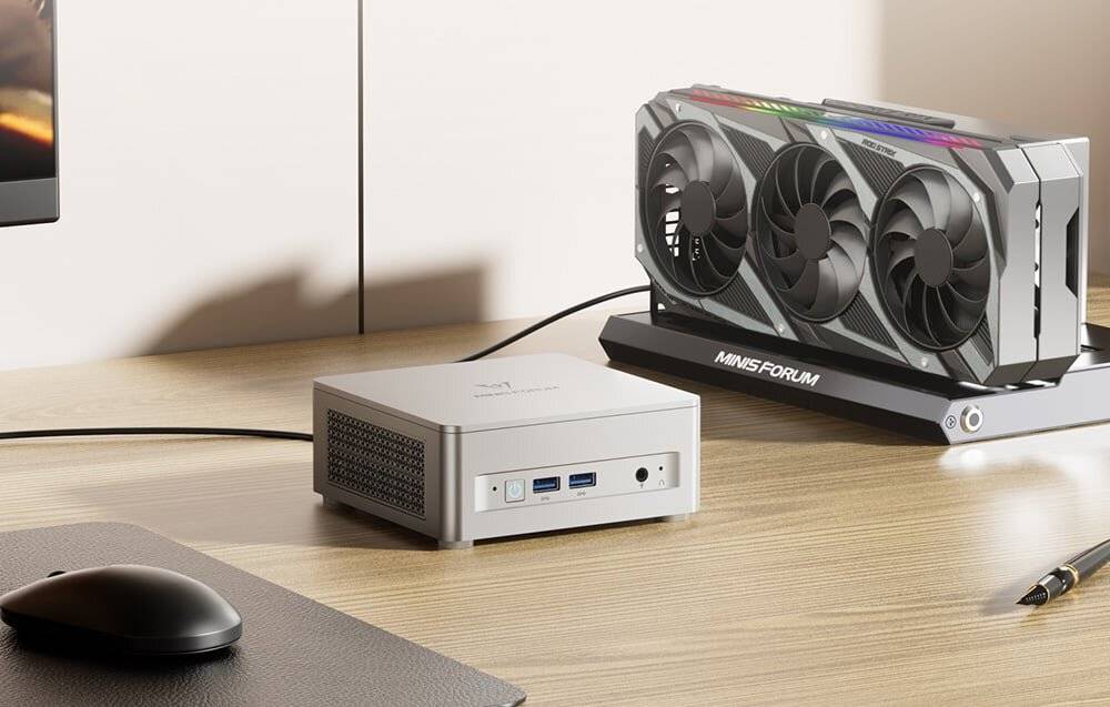 MINI PC Minis Forum UM870 Plus Ryzen 7 8745H Barebone-2