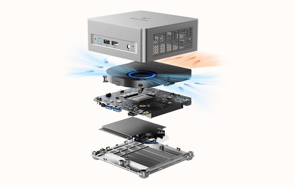 Symbolbild für MINI PC Minis Forum UM870 Plus Ryzen 7 8745H Barebone