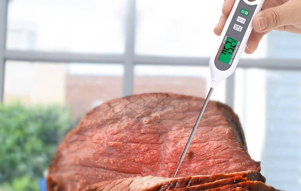 Preisbild für Habotest HT690 Lebensmittelthermometer, -50°C bis 300°C, 112mm Einstechfühler