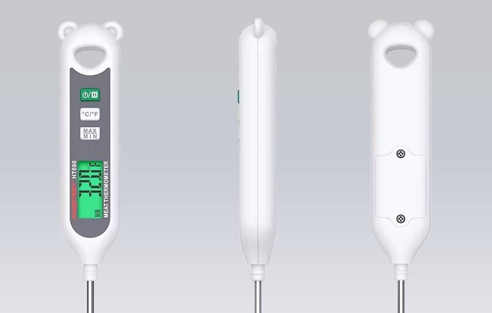 Habotest HT690 Lebensmittelthermometer, -50°C bis 300°C, 112mm Einstechfühler-1