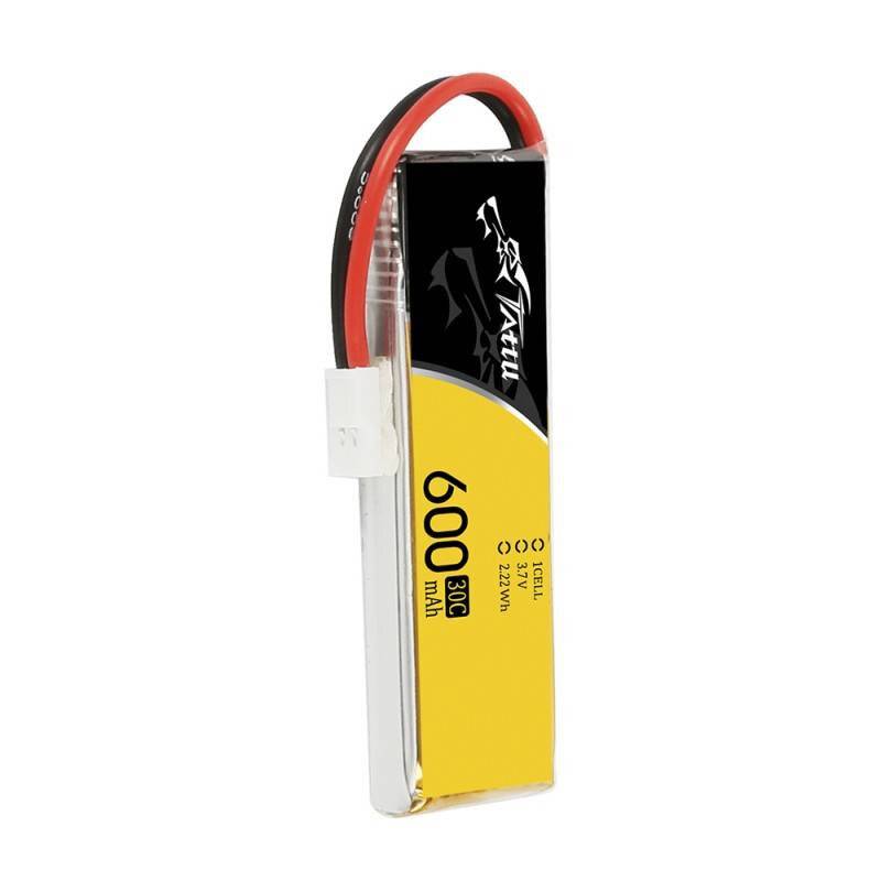 Tattu Modellbau-Akkupack (LiPo) 3.7 V 600 mAh Zellen-Zahl: 1 30 C Softcase Molex-Stecksystem-2