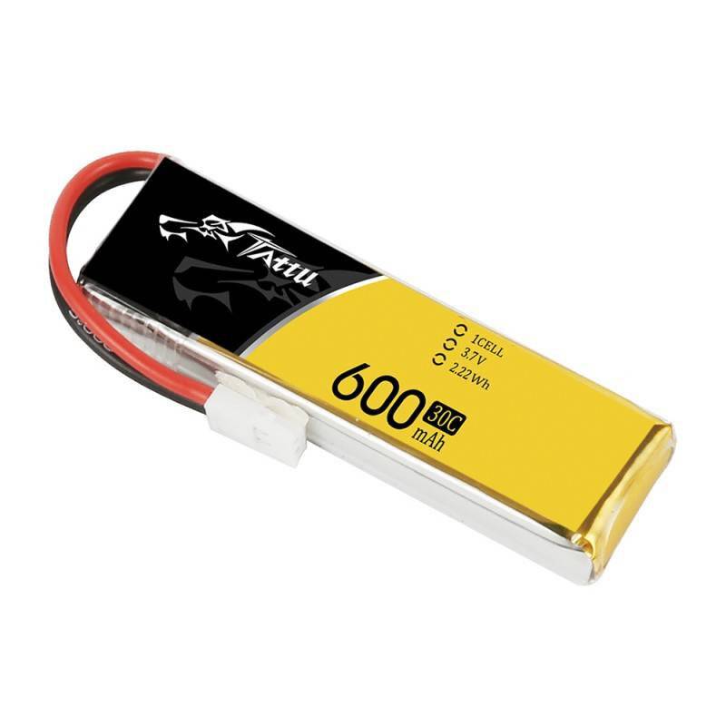 Symbolbild für Tattu Modellbau-Akkupack (LiPo) 3.7 V 600 mAh Zellen-Zahl: 1 30 C Softcase Molex-Stecksystem