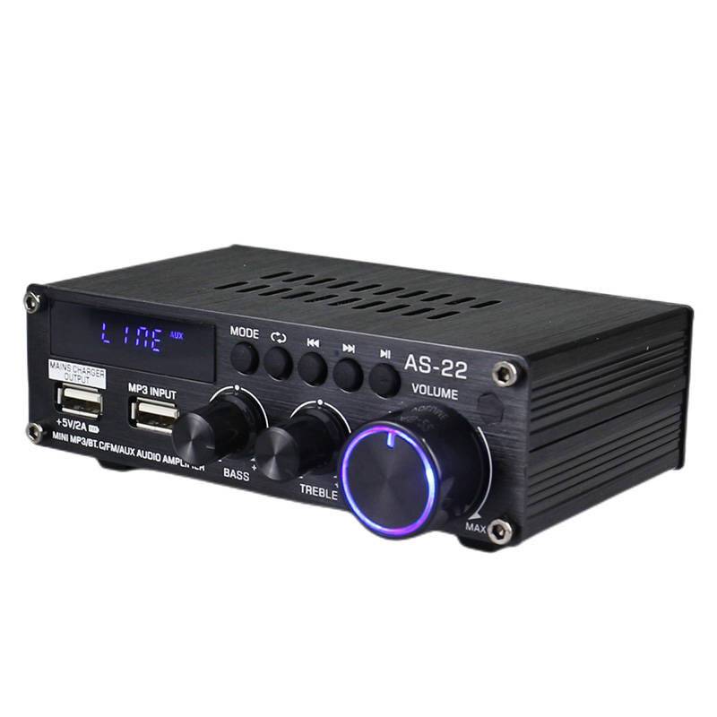 Blitzwolf - AS-22 - Audioverstärker Blitzwolf AS-22, 45 W, Bluetooth 5.0, USB + Fernbedienung (schwarz)-2