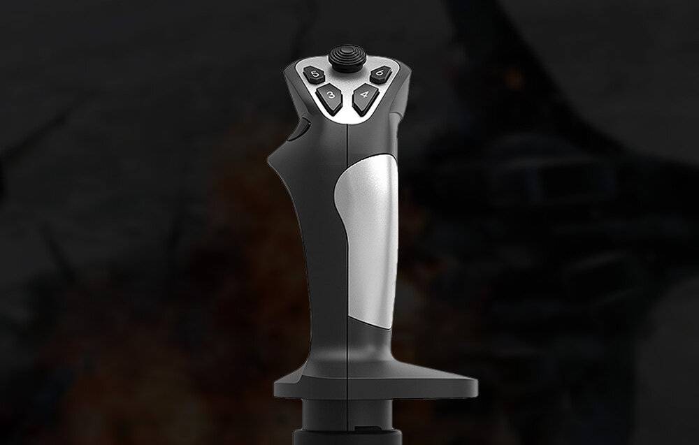 Preisbild für PXN-F16 Joystick Ergonomisches Design Vibrationsfunktion 8-Wege-Hut-Schalter Programmierbare